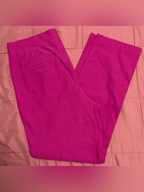 Kim Rogers Bright Fuchsia Straight-Leg Pants
